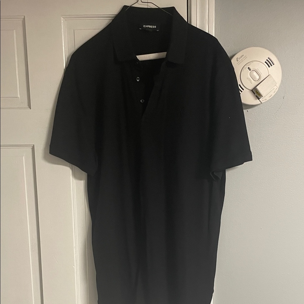 Express Men's Classic Black Polo